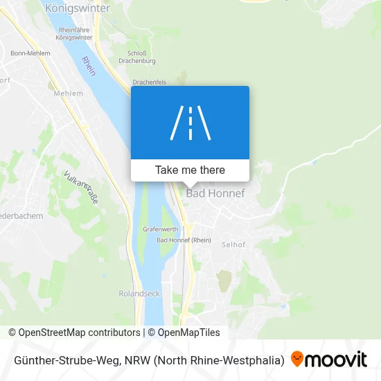 Günther-Strube-Weg map