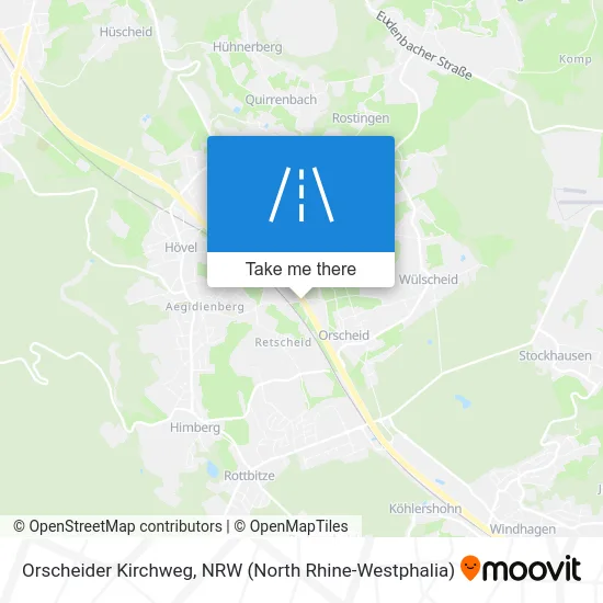 Orscheider Kirchweg map