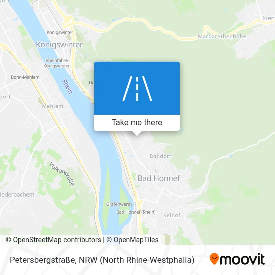 Petersbergstraße map
