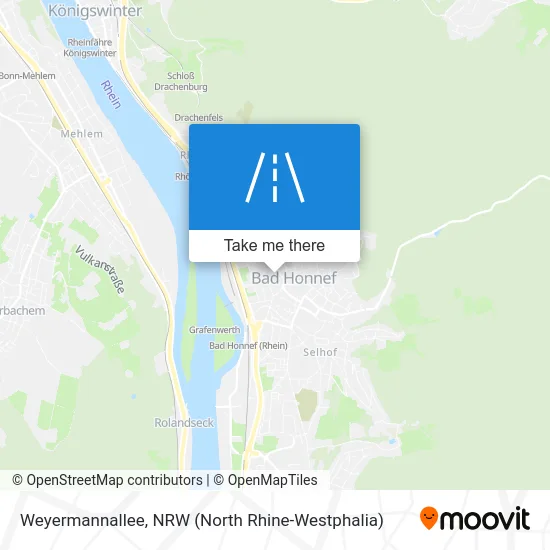 Карта Weyermannallee