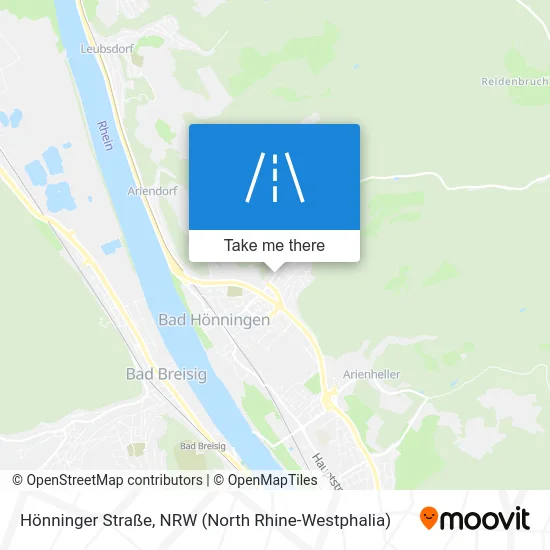 Карта Hönninger Straße