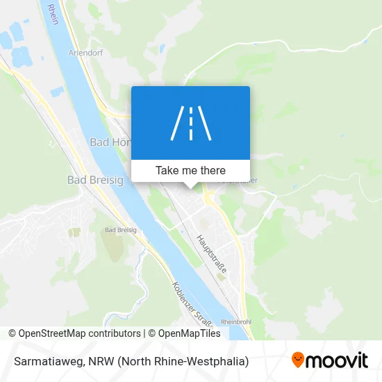 Sarmatiaweg map