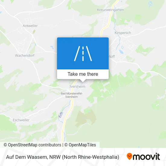 Карта Auf Dem Waasem