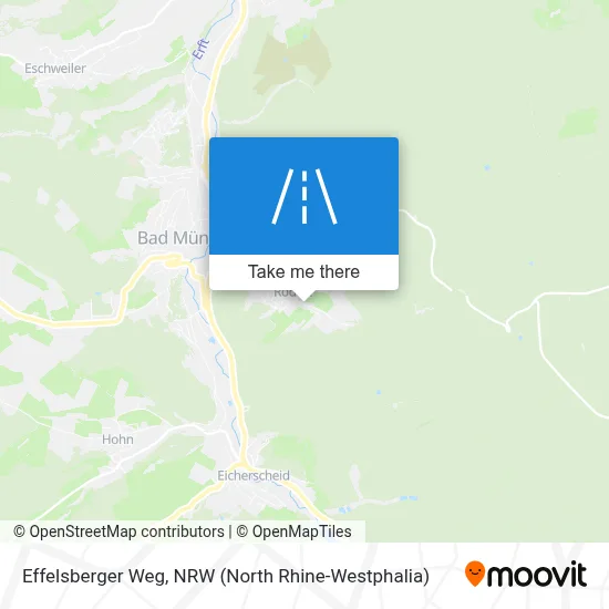 Effelsberger Weg map