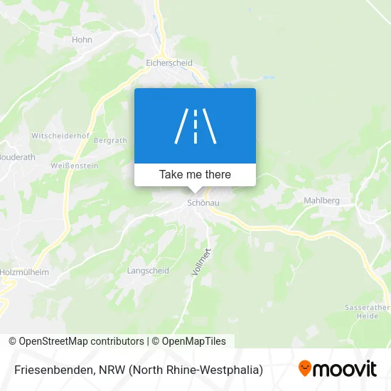 Карта Friesenbenden