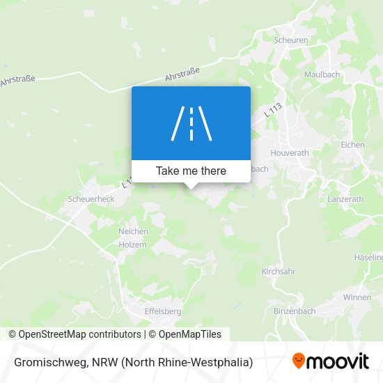 Gromischweg map