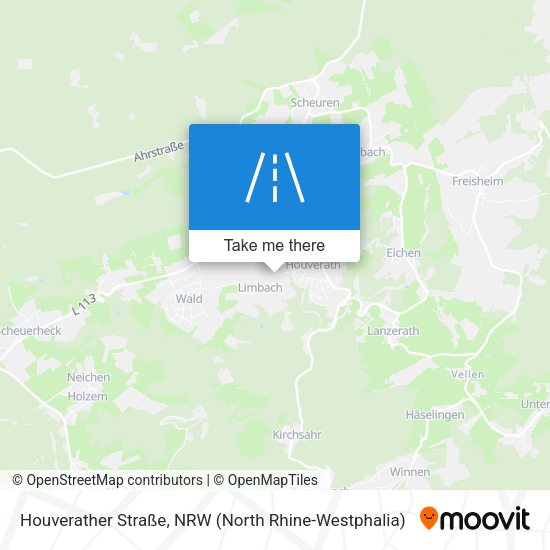 Houverather Straße map