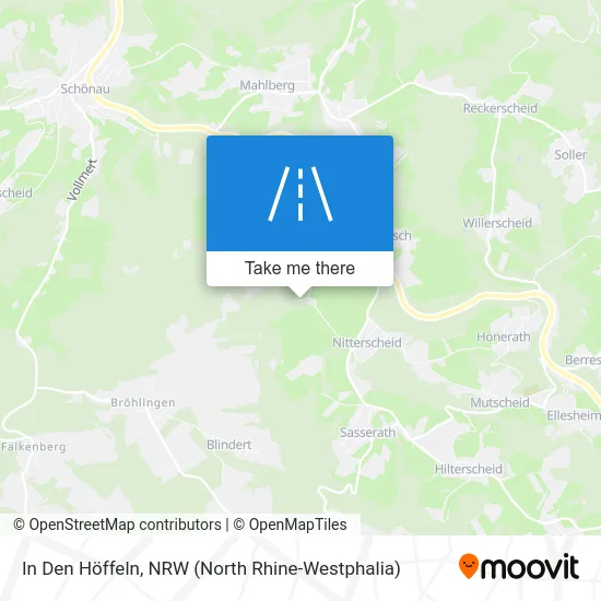 In Den Höffeln map