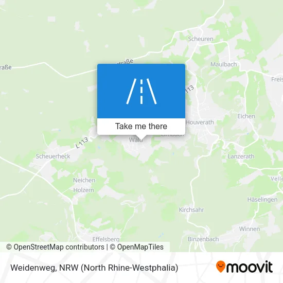 Карта Weidenweg