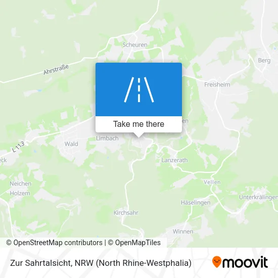 Карта Zur Sahrtalsicht