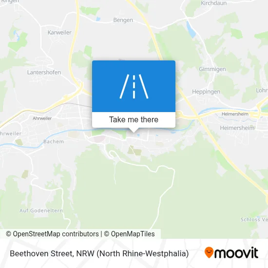 Beethovenstraße map