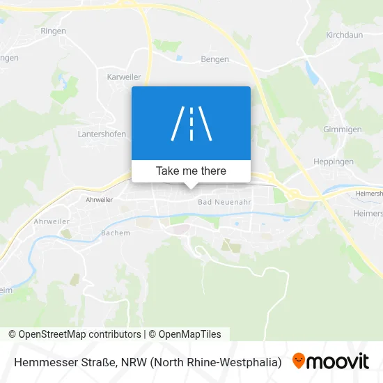 Hemmesser Straße map