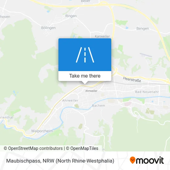 Карта Maubischpass