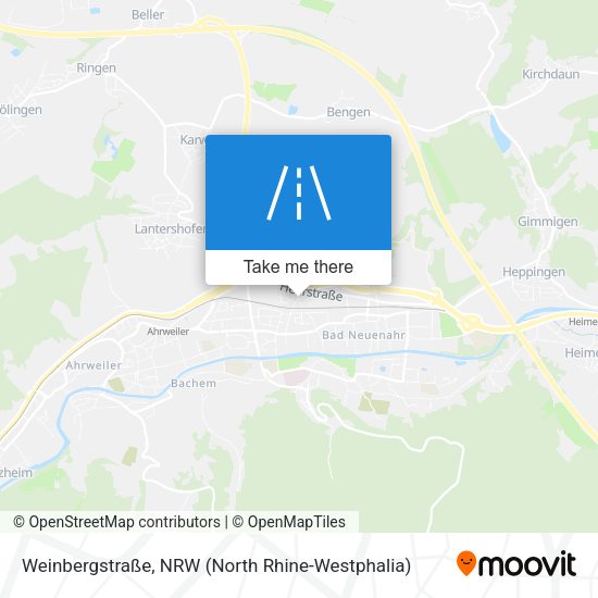 Weinbergstraße map