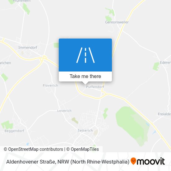 Aldenhovener Straße map