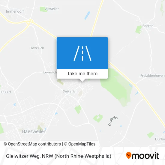 Карта Gleiwitzer Weg