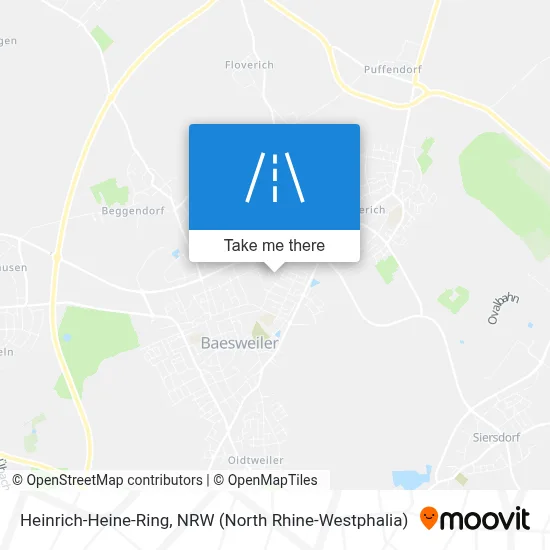 Heinrich-Heine-Ring map