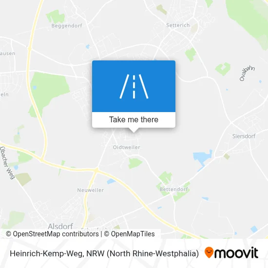 Heinrich-Kemp-Weg map