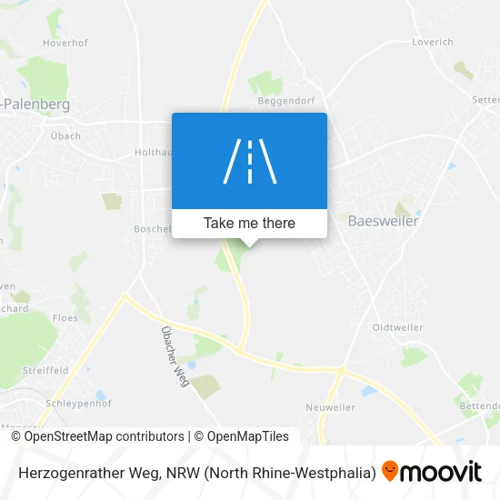 Карта Herzogenrather Weg