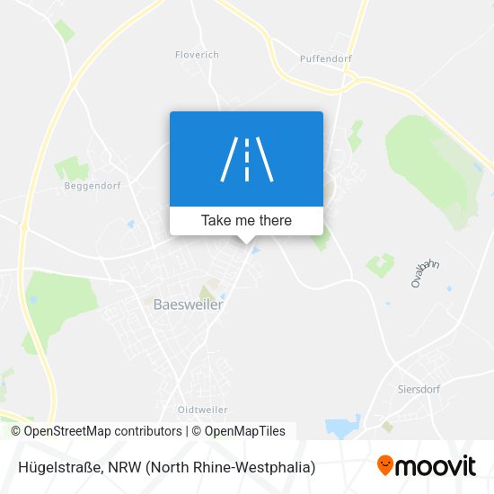 Hügelstraße map