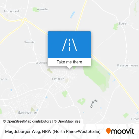 Карта Magdeburger Weg