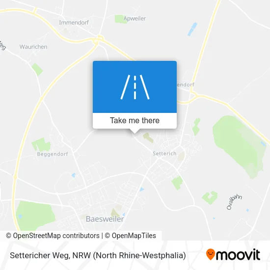 Карта Settericher Weg