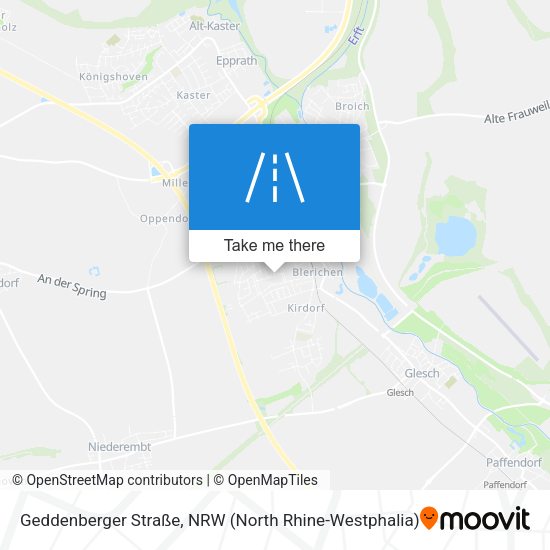Geddenberger Straße map