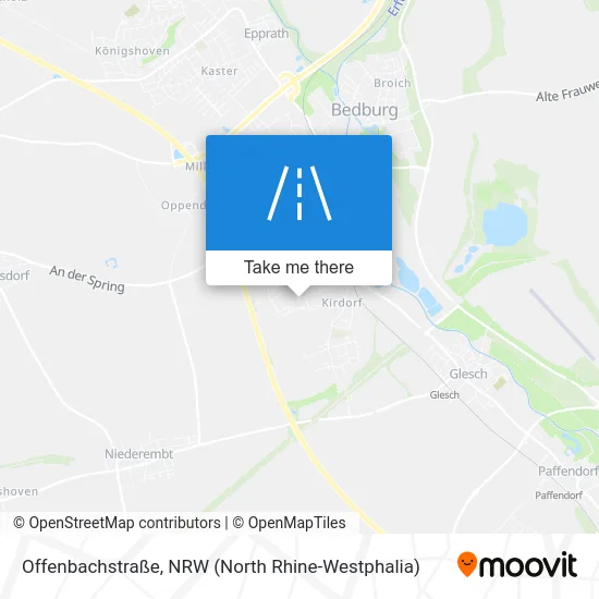 Карта Offenbachstraße