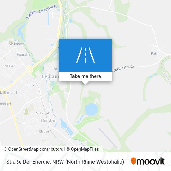 Straße Der Energie map