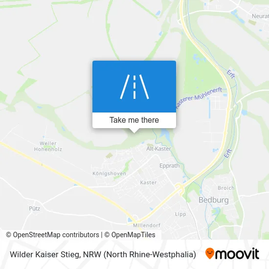 Wilder Kaiser Stieg map