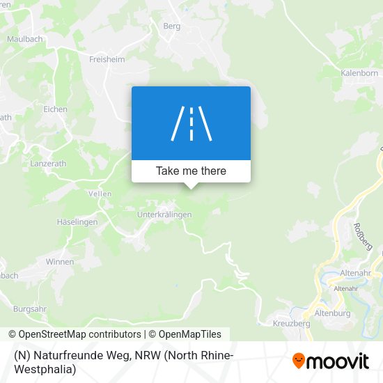 (N) Naturfreunde Weg map