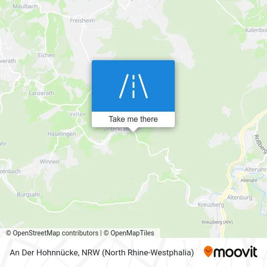 An Der Hohnnücke map