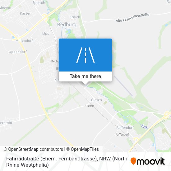 Fahrradstraße (Ehem. Fernbandtrasse) map