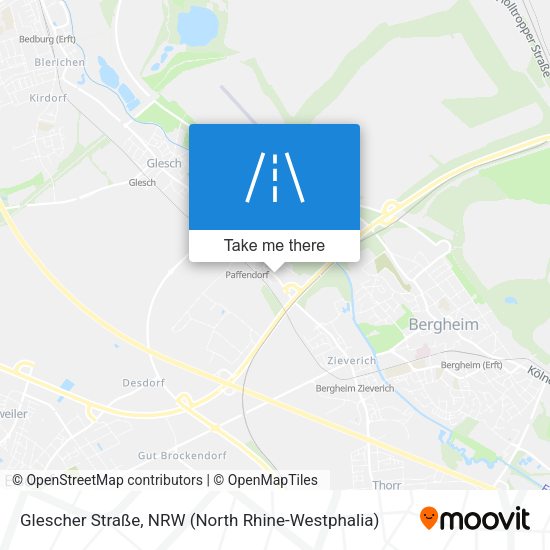 Glescher Straße map