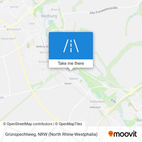 Grünspechtweg map