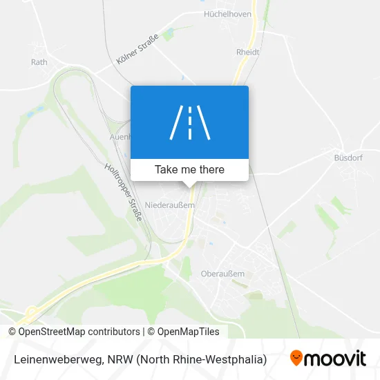 Leinenweberweg map
