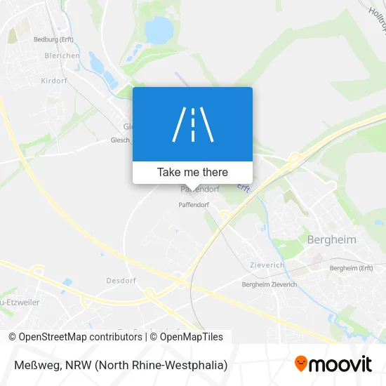 Карта Meßweg