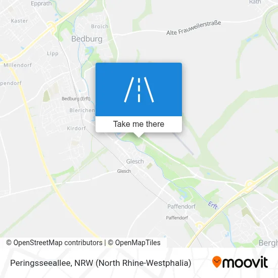 Peringsseeallee map