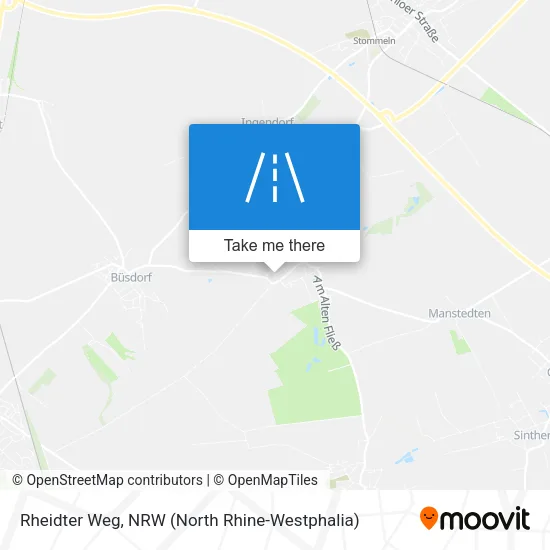 Карта Rheidter Weg