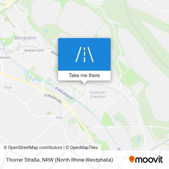 Thorrer Straße map