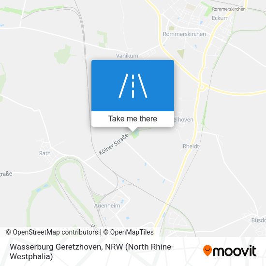 Wasserburg Geretzhoven map