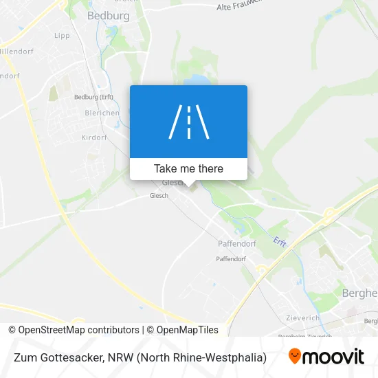 Карта Zum Gottesacker