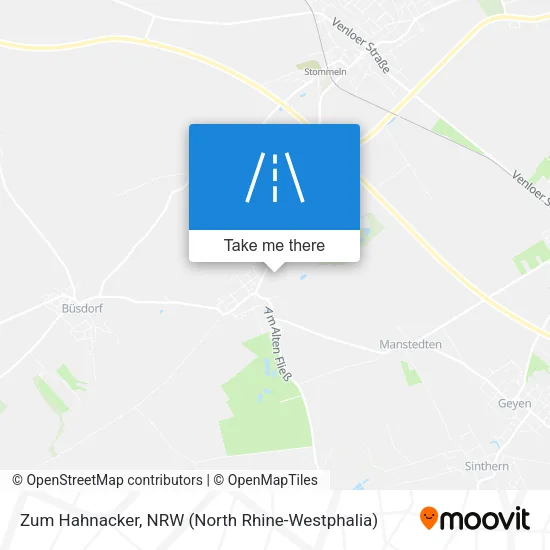 Карта Zum Hahnacker