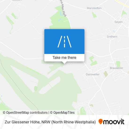 Zur Glessener Höhe map