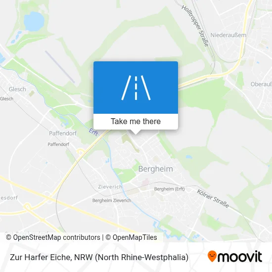 Zur Harfer Eiche map