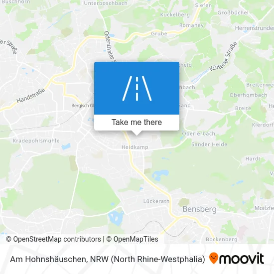 Am Hohnshäuschen map