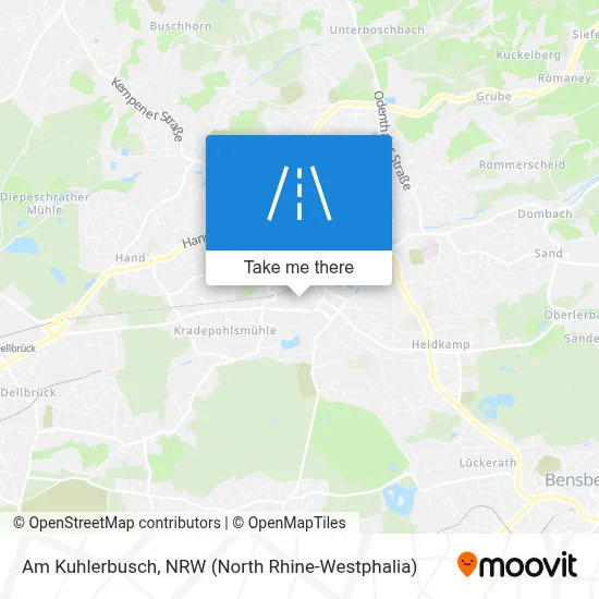 Am Kuhlerbusch map