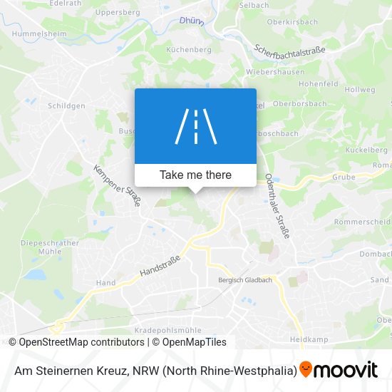 Am Steinernen Kreuz map
