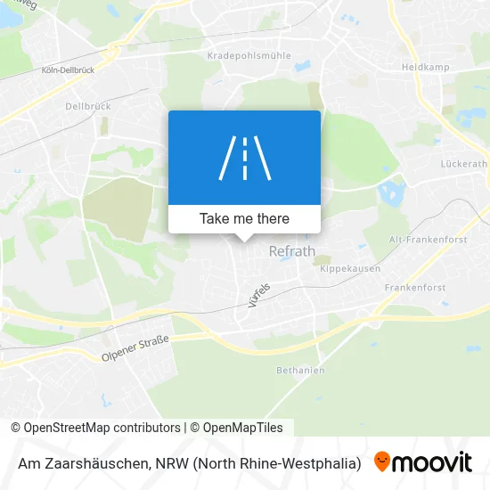 Am Zaarshäuschen map