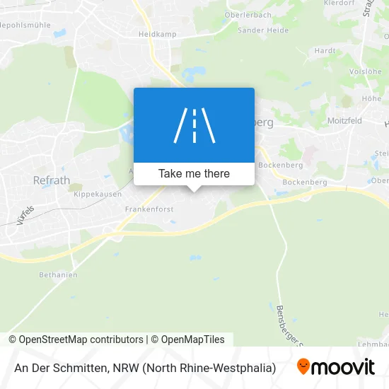 An Der Schmitten map